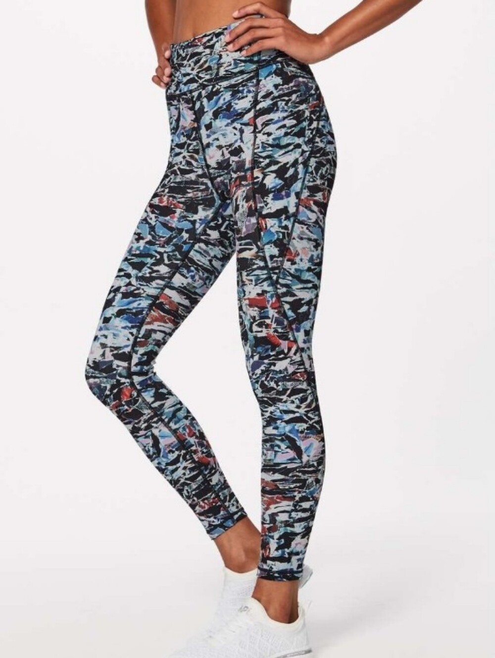 Size 6 Lululemon Leggings Break Free Culture Clash Athletic Leggings